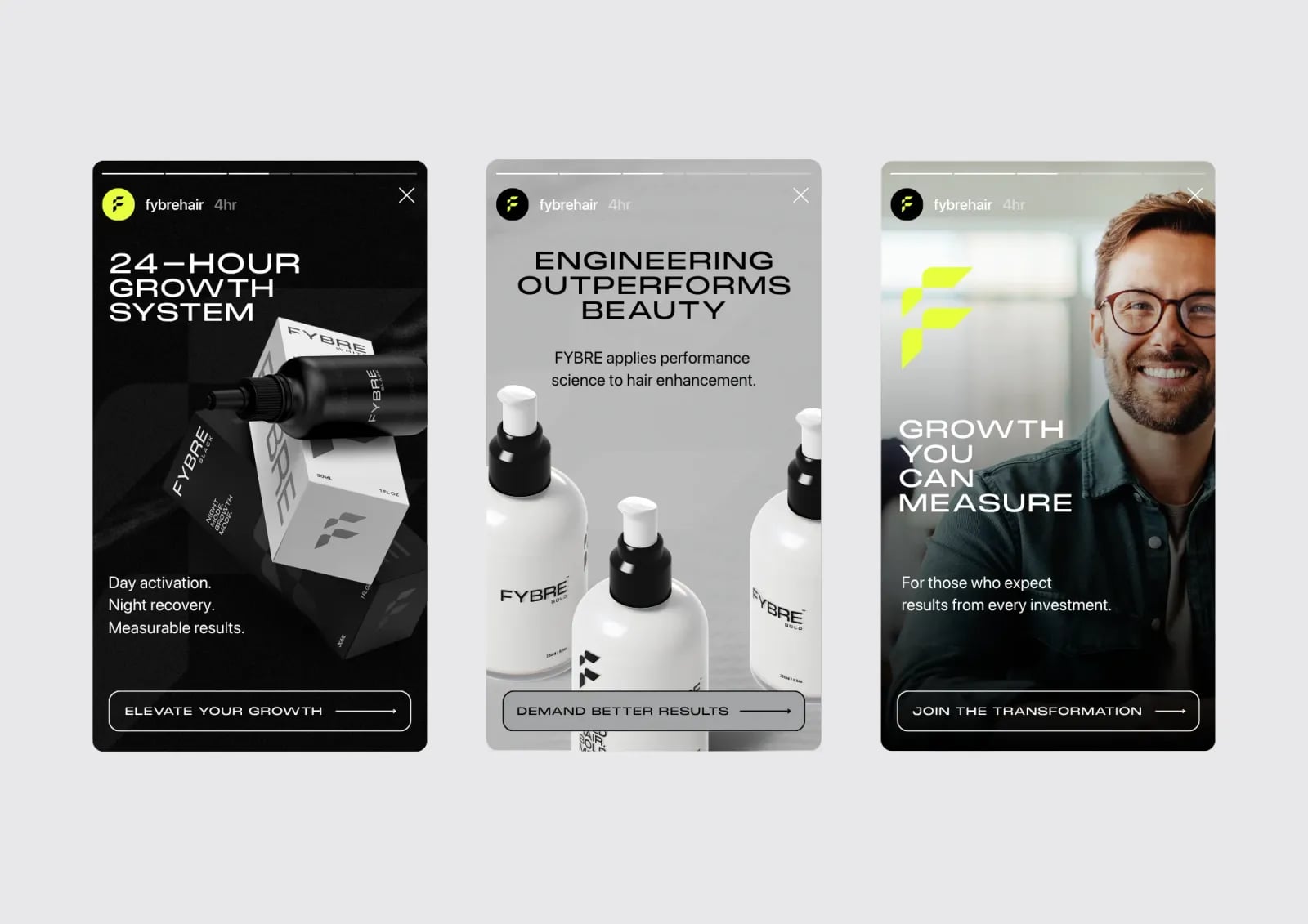 FYBRE brand identity by NOIZE
