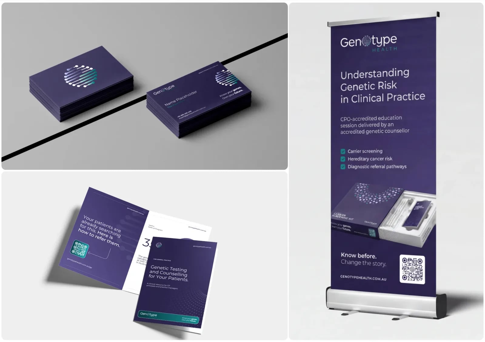 Genotype Health brand identity by NOIZE