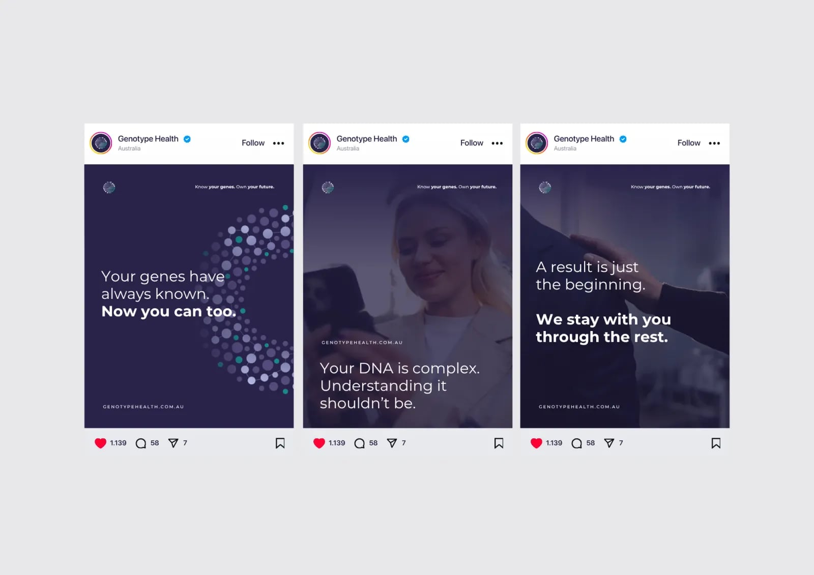 Genotype Health brand identity by NOIZE
