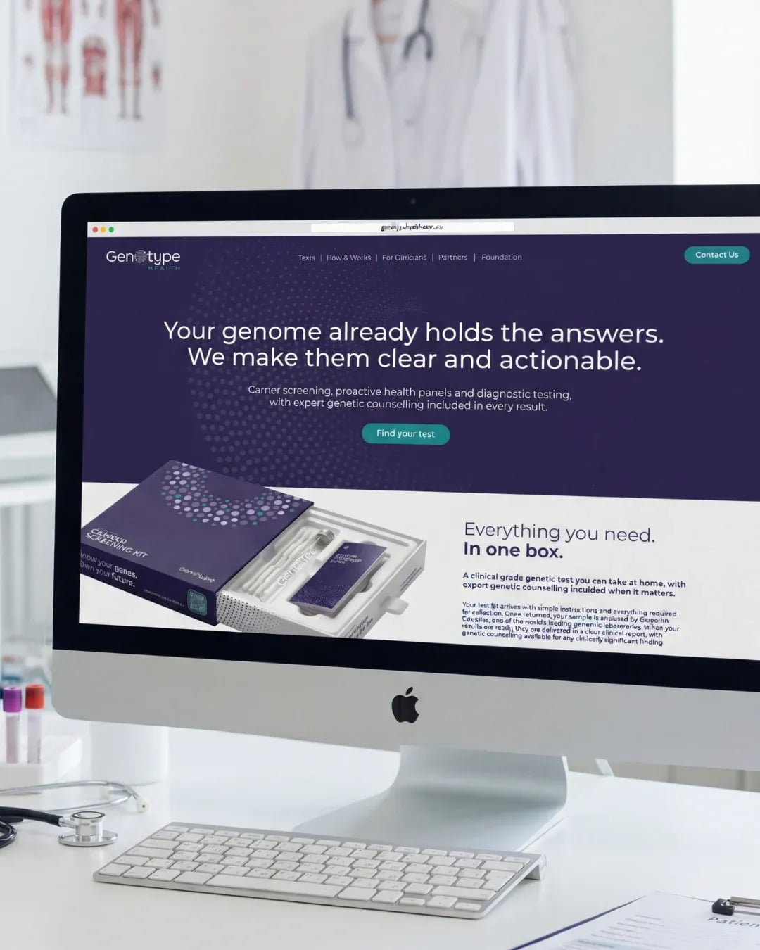 Genotype Health brand identity by NOIZE