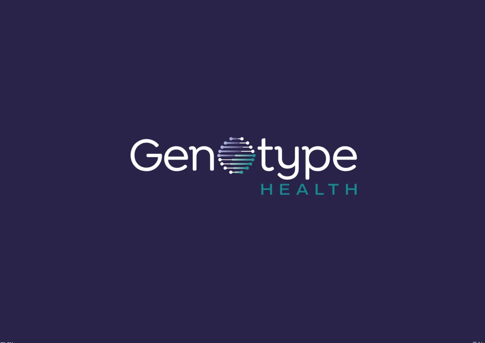 Genotype Health brand work by NOIZE