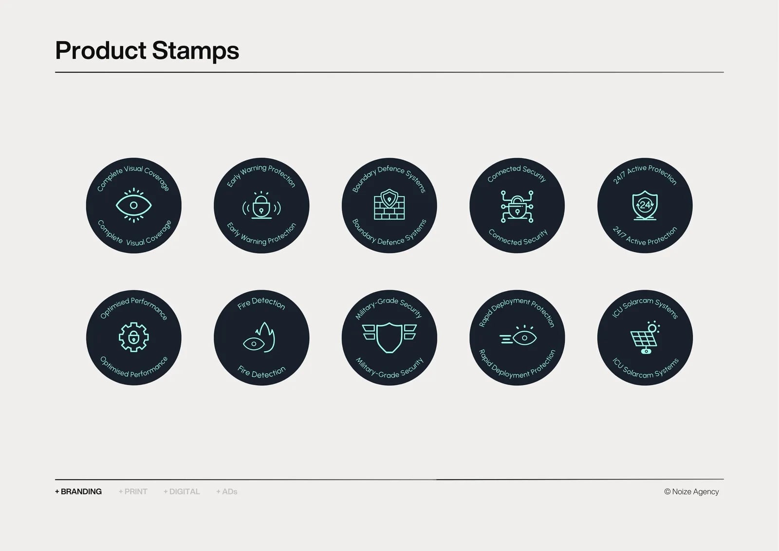 HaloPoint brand identity by NOIZE