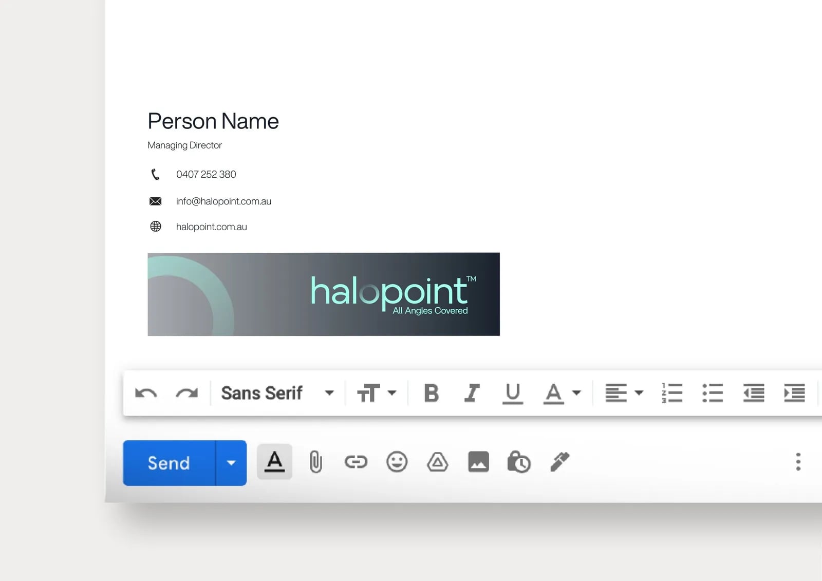 HaloPoint brand identity by NOIZE