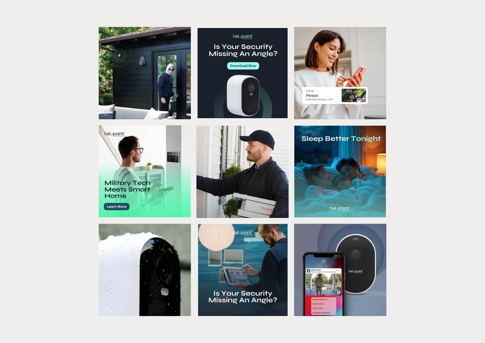 HaloPoint brand identity by NOIZE