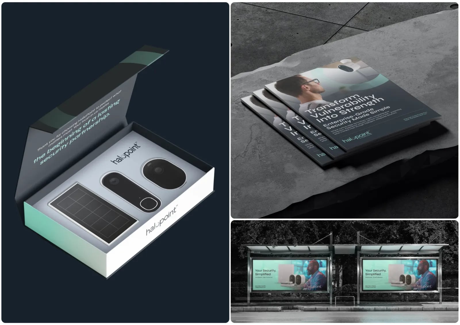HaloPoint brand identity by NOIZE