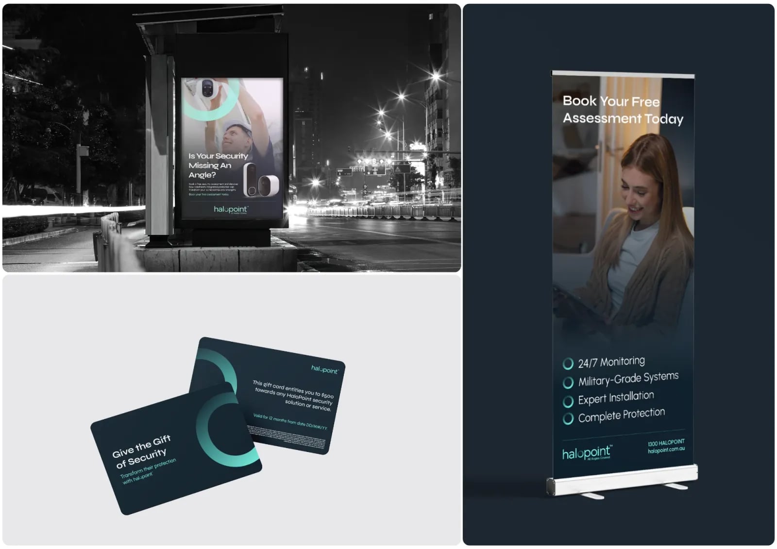 HaloPoint brand identity by NOIZE