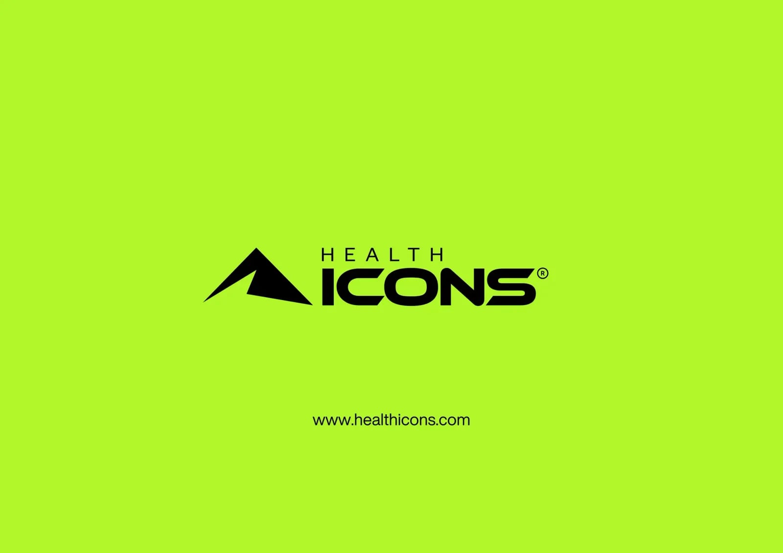 Health Icons brand identity by NOIZE