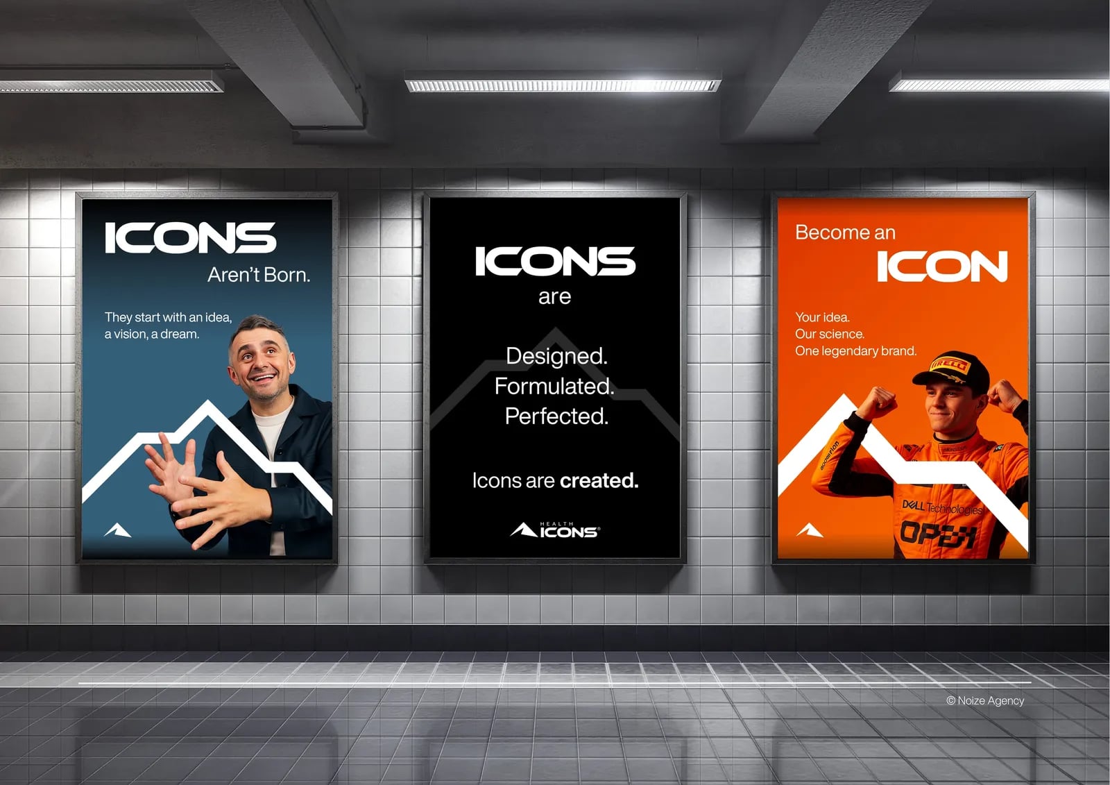 Health Icons brand identity by NOIZE