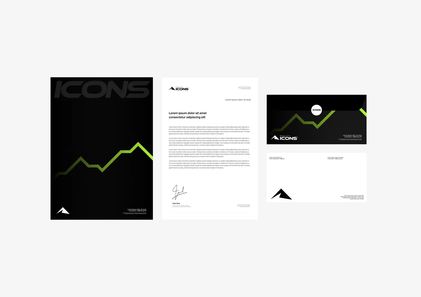 Health Icons brand identity by NOIZE