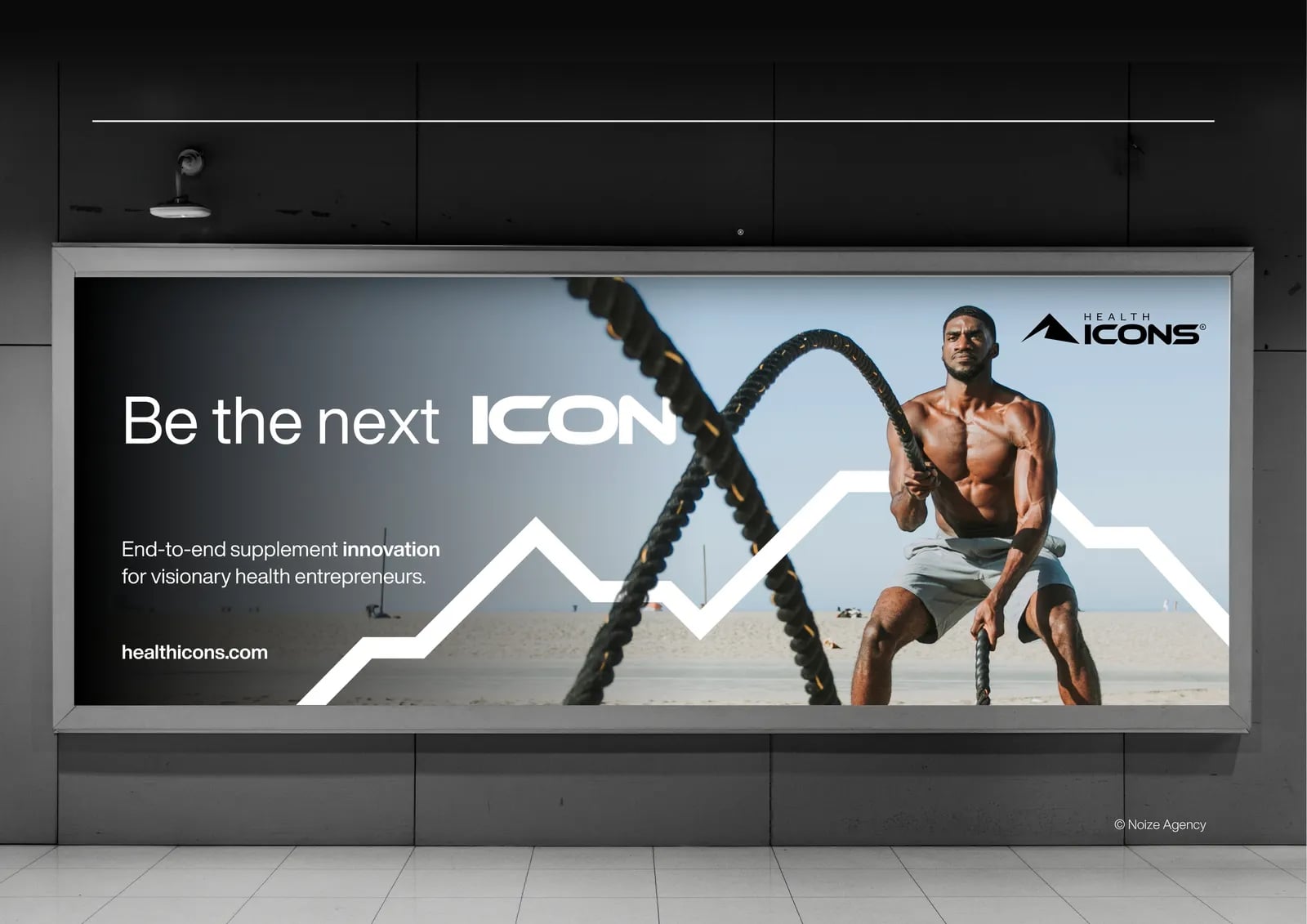 Health Icons brand identity by NOIZE