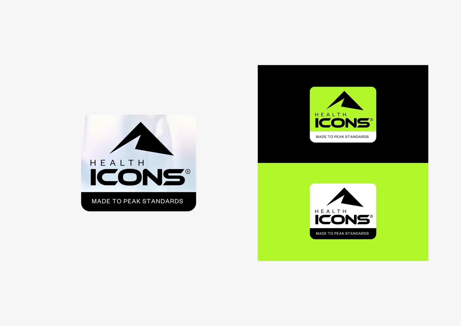 Health Icons brand identity by NOIZE