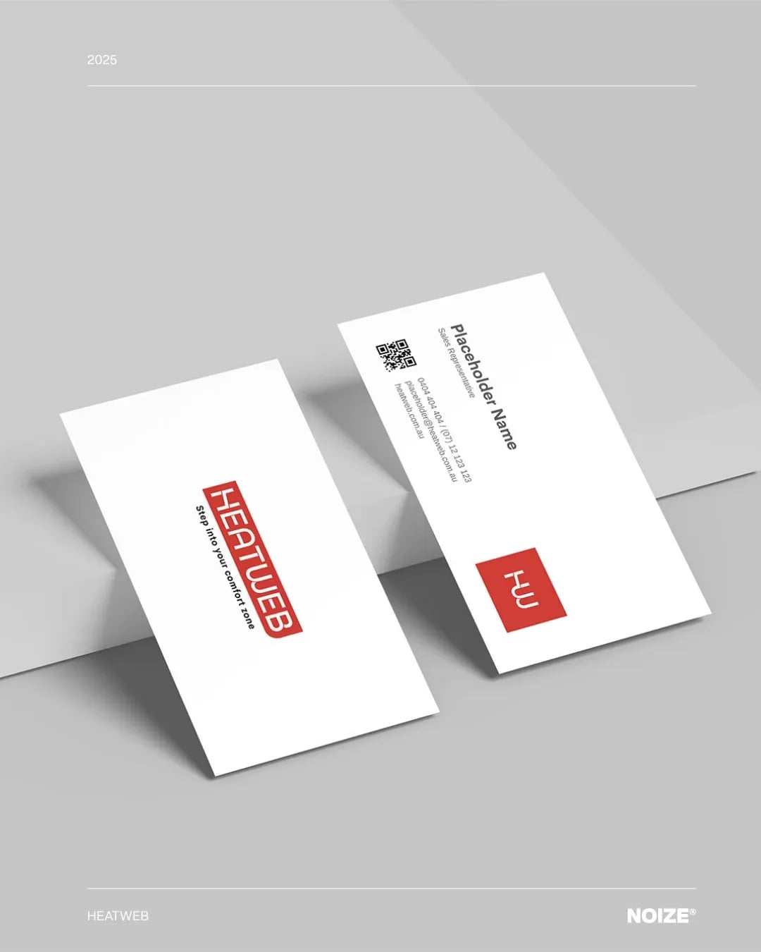 HeatWeb brand identity by NOIZE