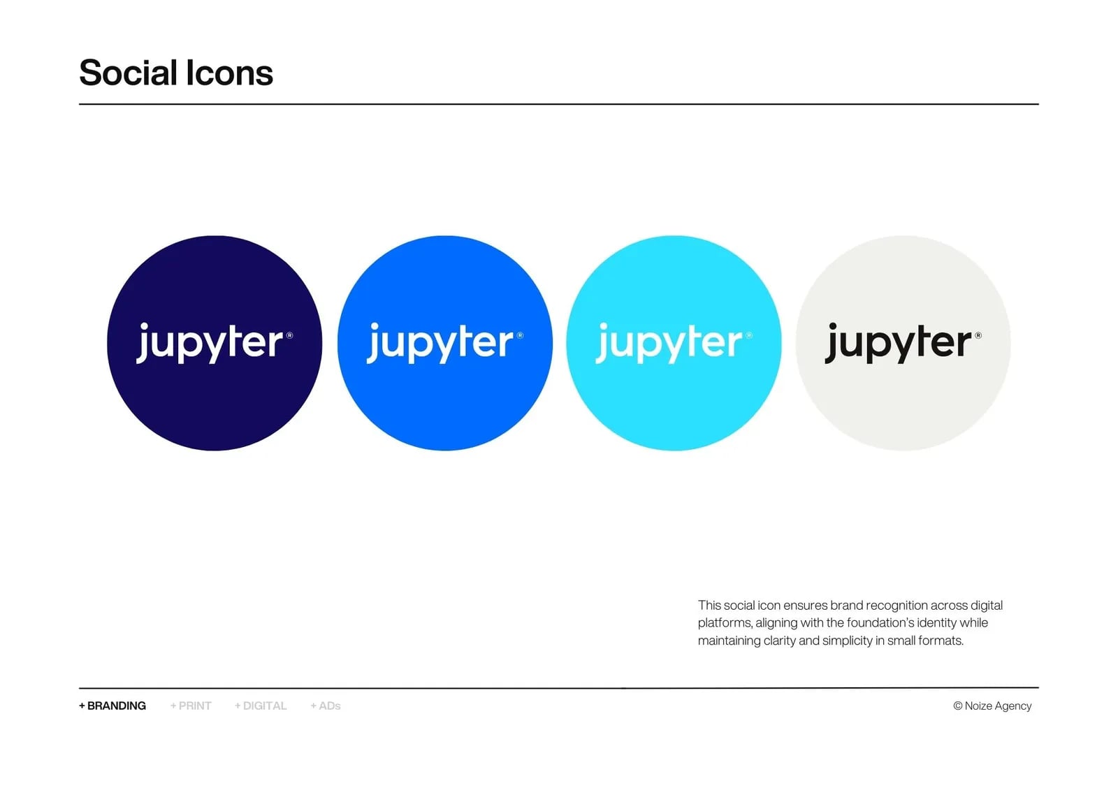 Jupyter brand identity by NOIZE