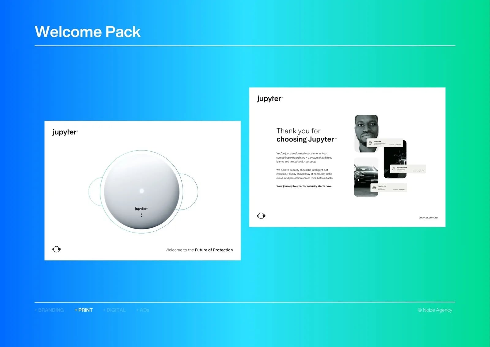 Jupyter brand identity by NOIZE
