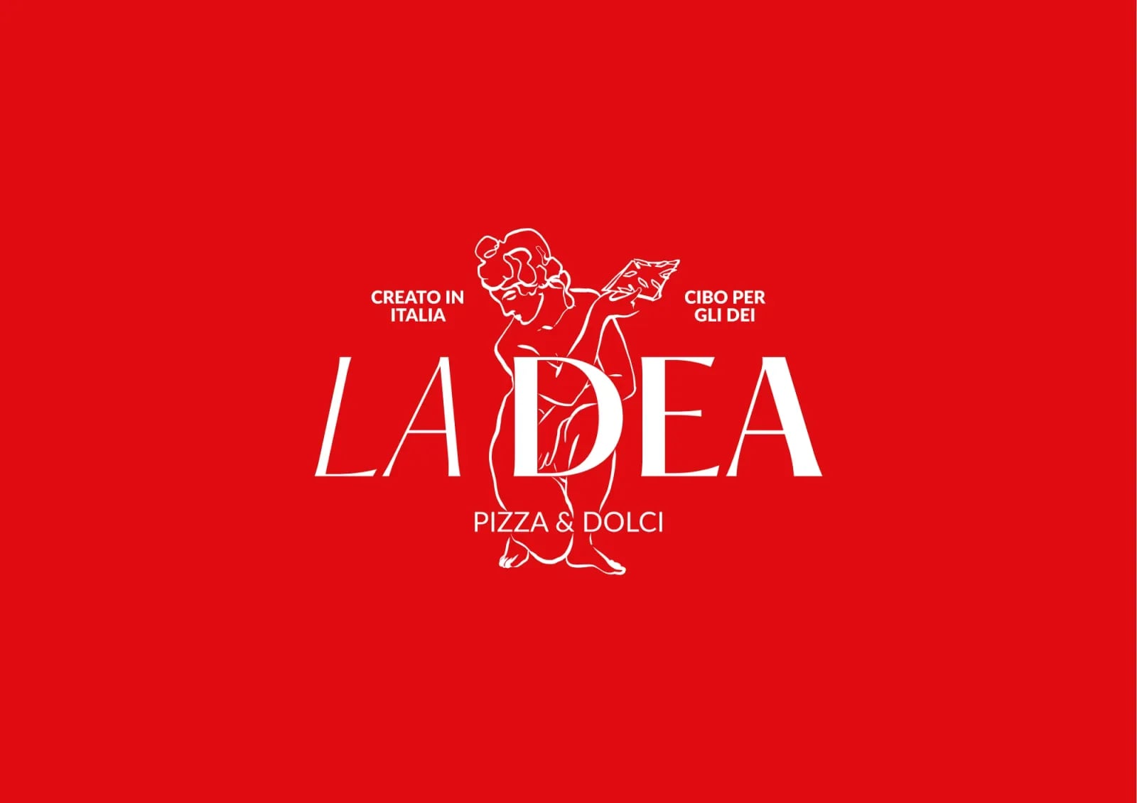 La Dea Pizza brand identity by NOIZE
