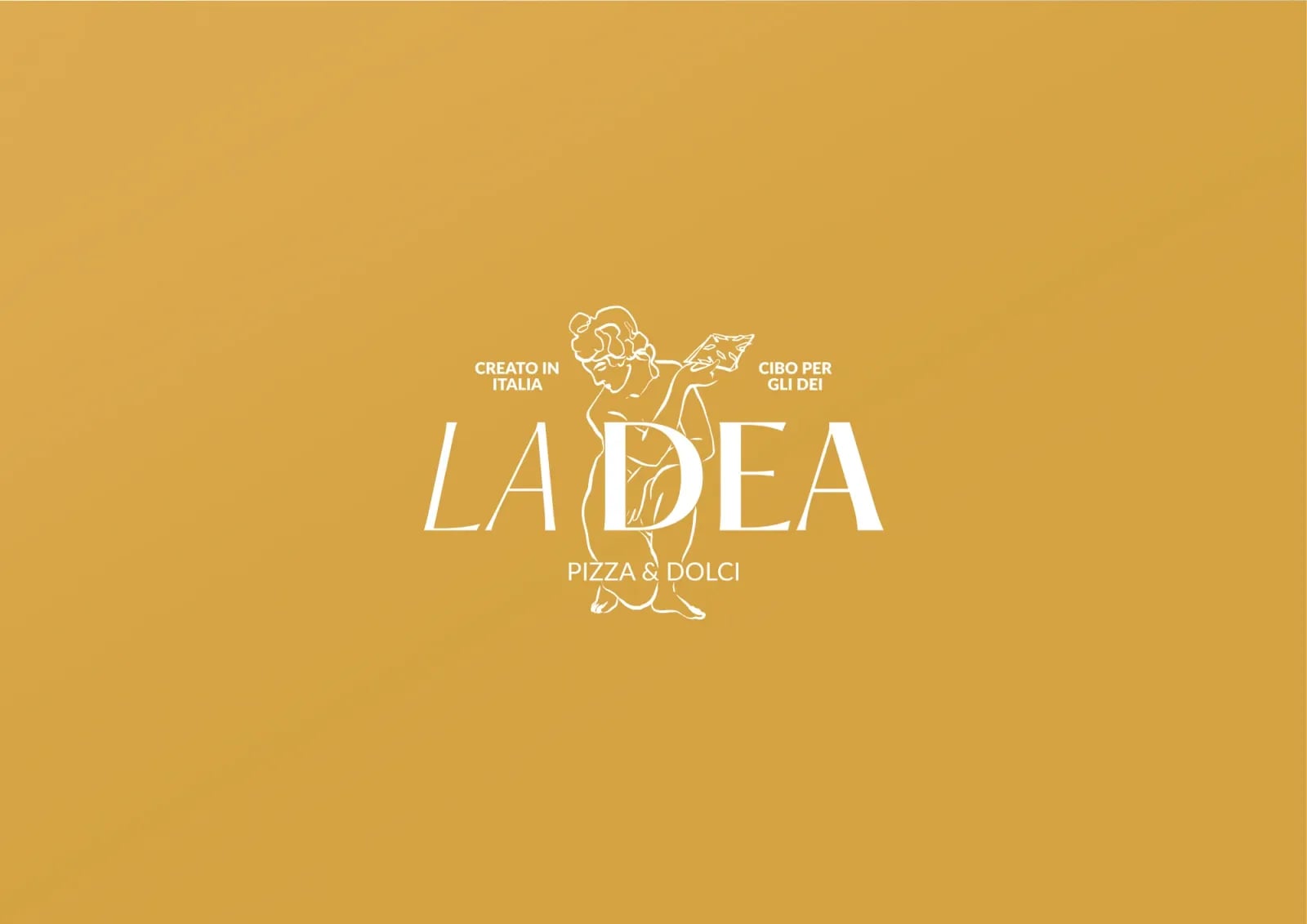 La Dea Pizza brand identity by NOIZE