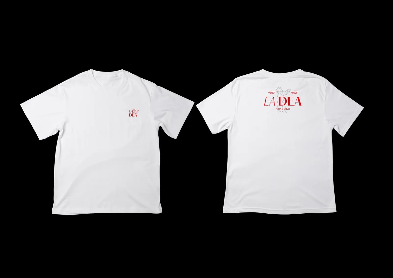La Dea Pizza brand identity by NOIZE