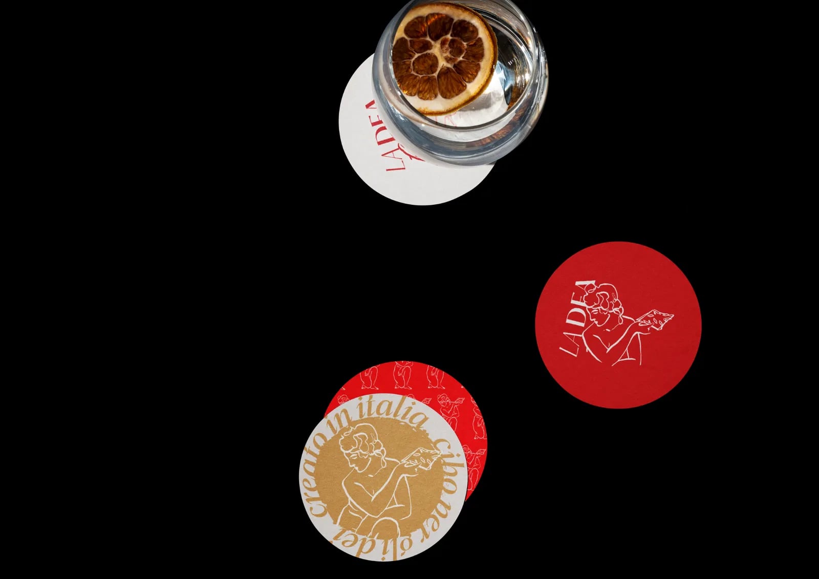 La Dea Pizza brand identity by NOIZE