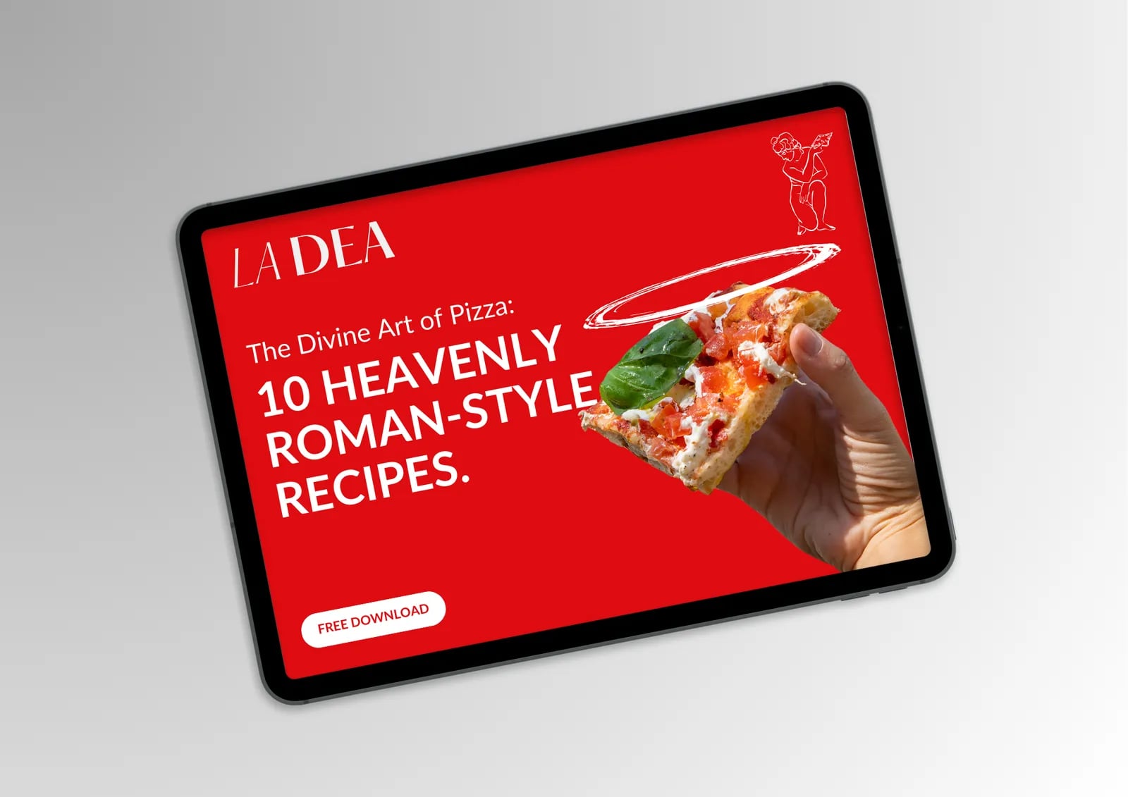 La Dea Pizza brand identity by NOIZE