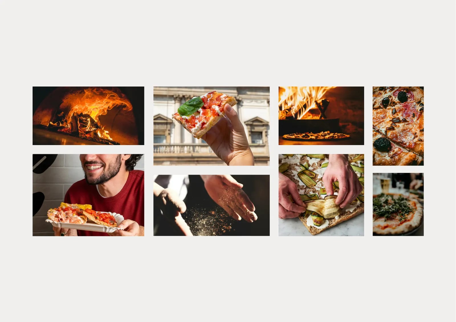 La Dea Pizza brand identity by NOIZE