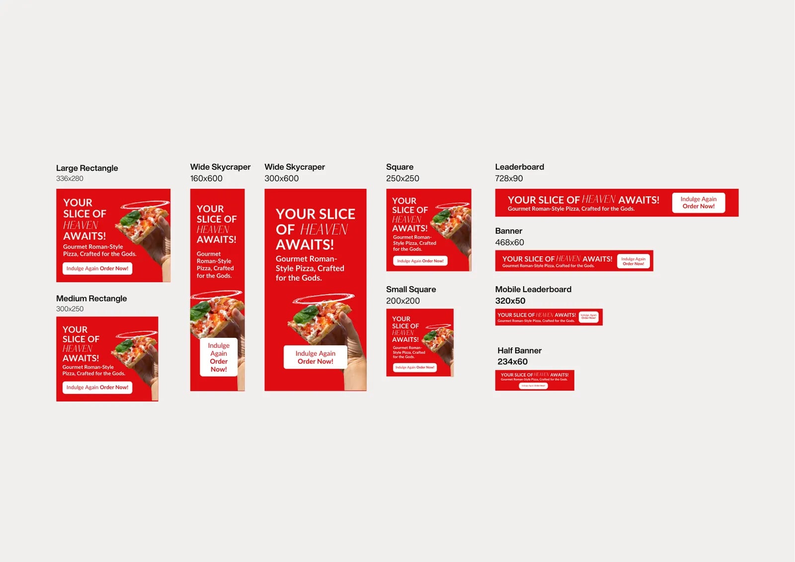 La Dea Pizza brand identity by NOIZE