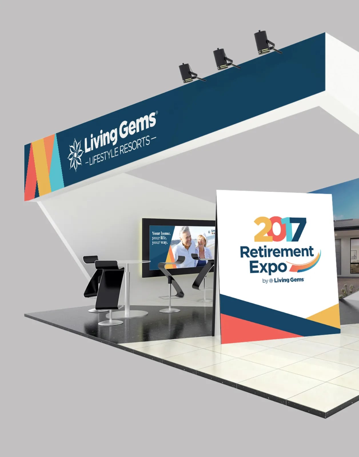 Living Gems brand identity by NOIZE