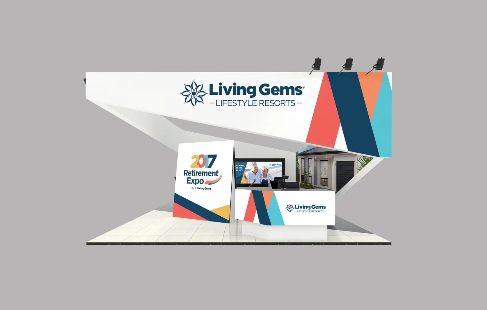 Living Gems brand identity by NOIZE