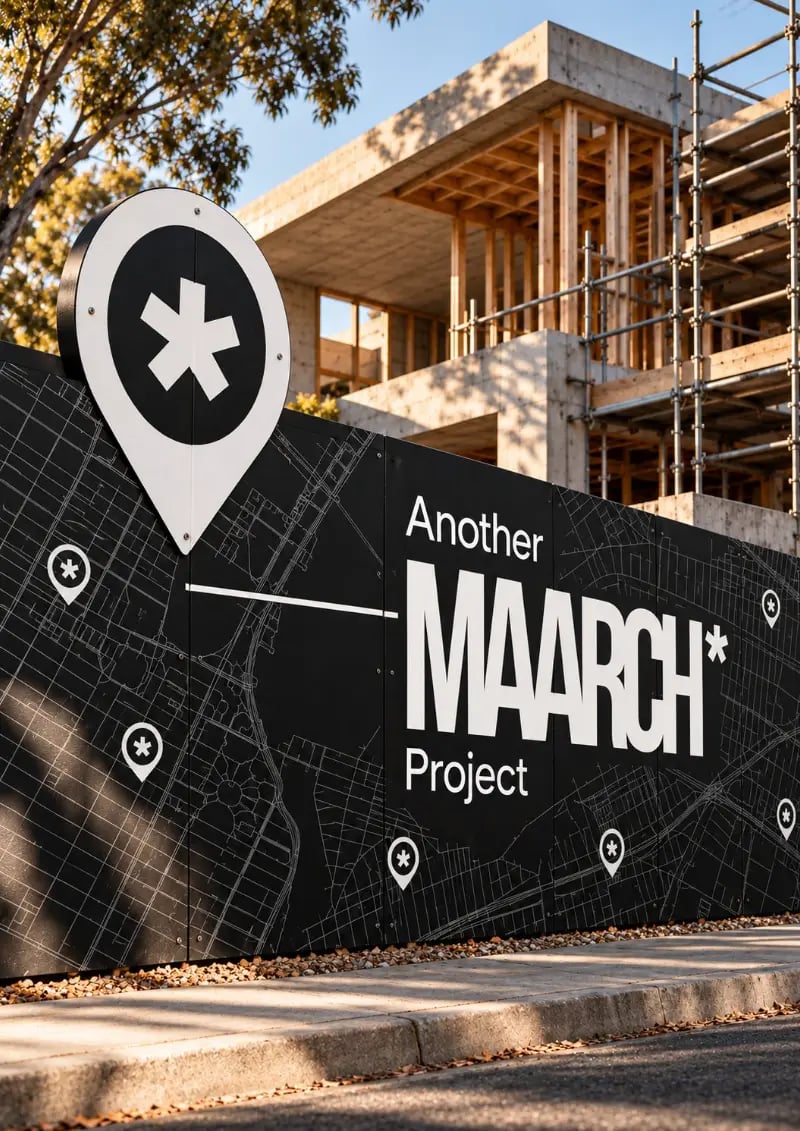 MAARCH Architects brand work by NOIZE