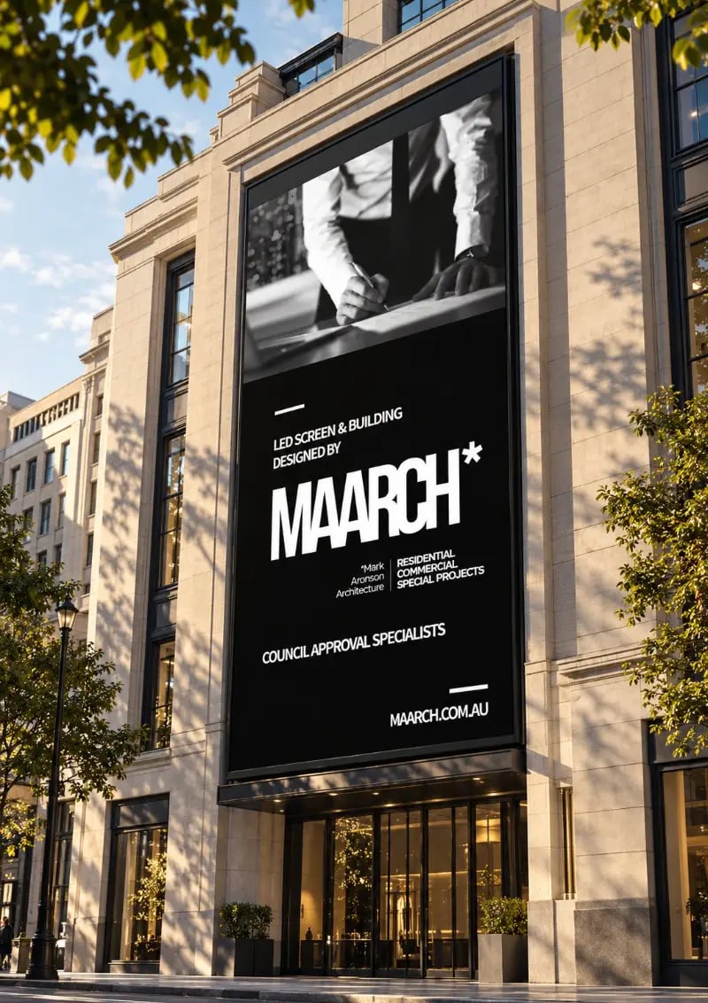 MAARCH Architects brand work by NOIZE