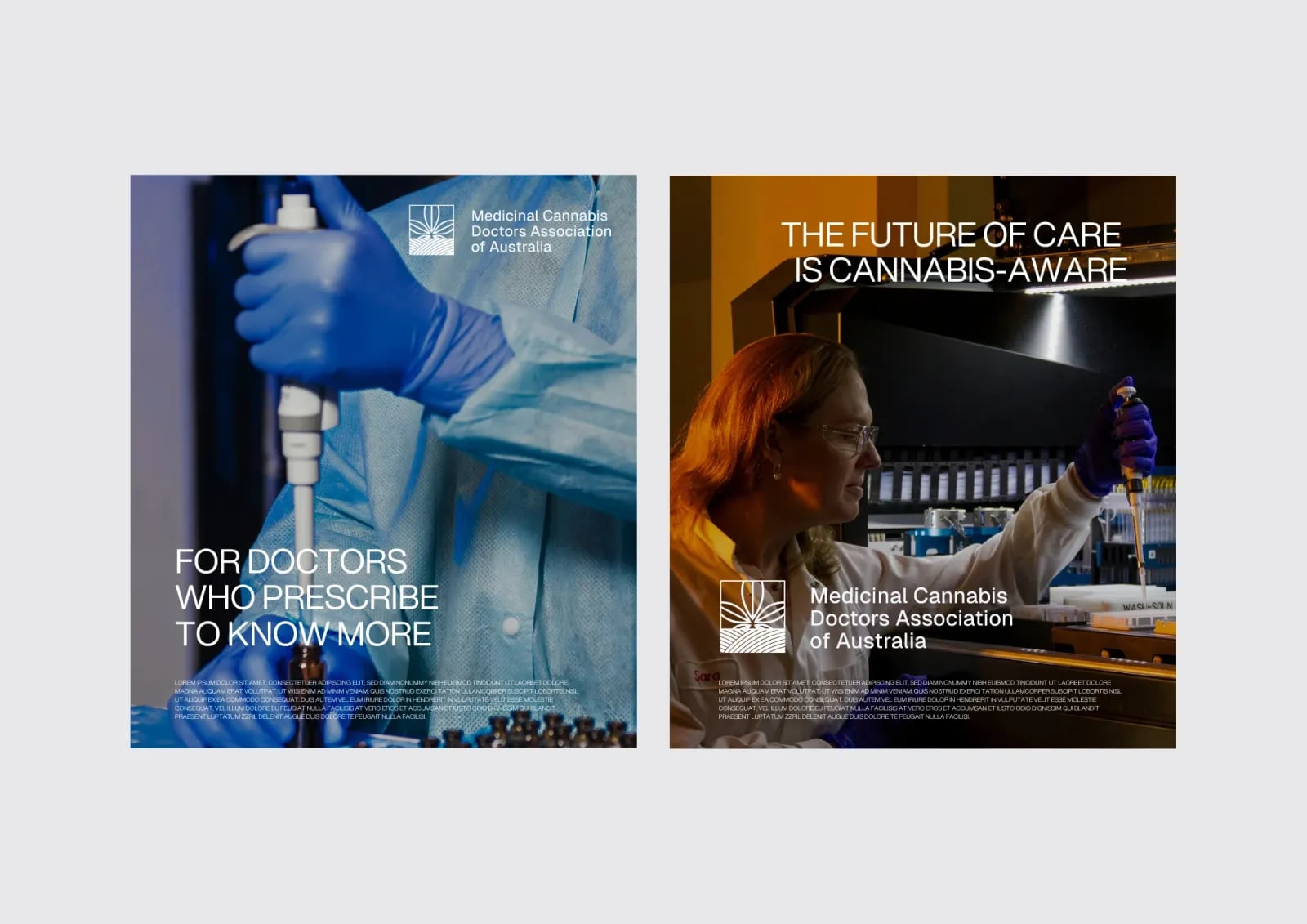 Medical Cannabis Doctors of Australia brand identity by NOIZE