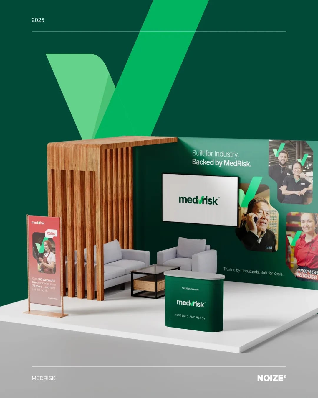 MedRisk brand identity by NOIZE