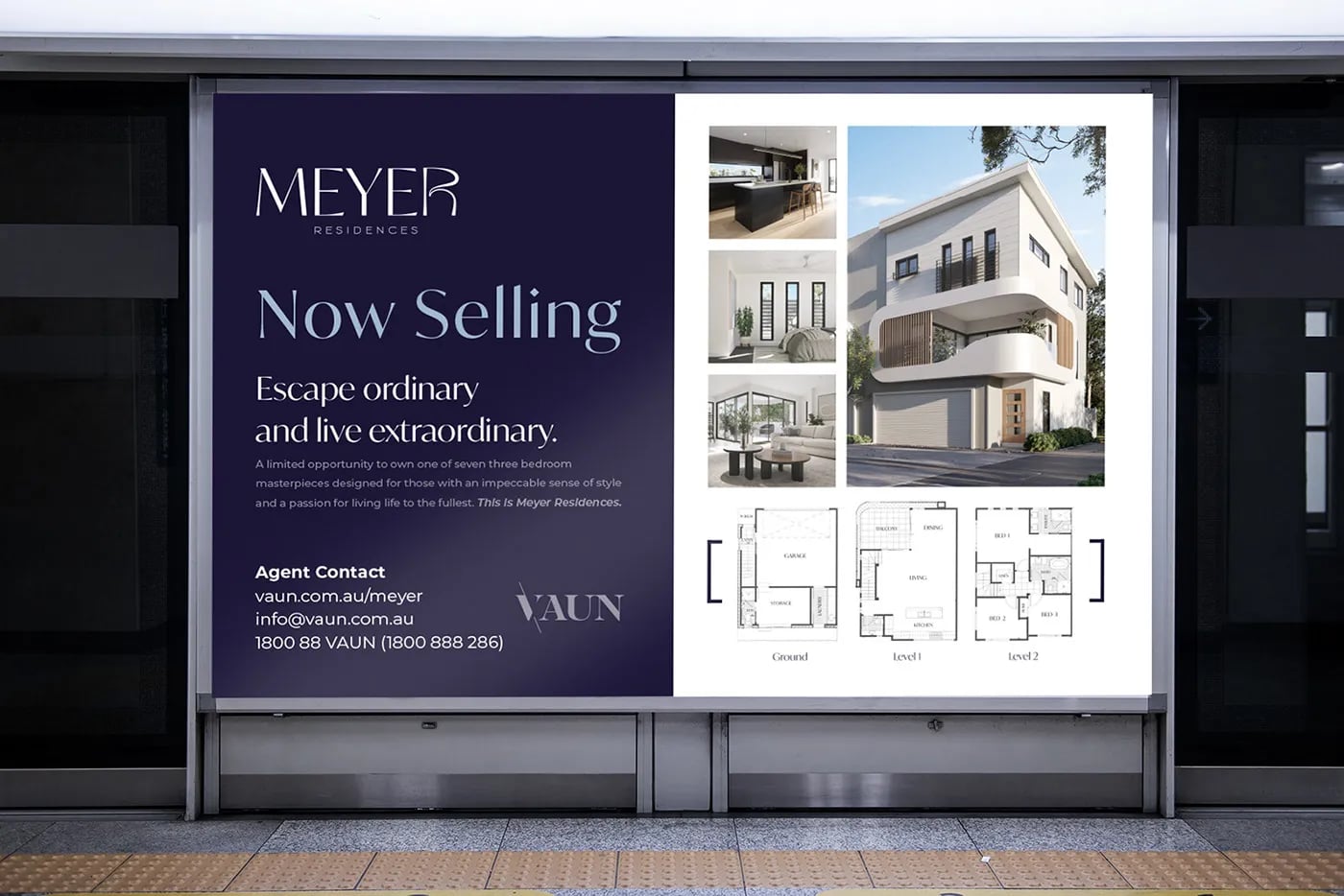 Meyer Residences brand identity by NOIZE