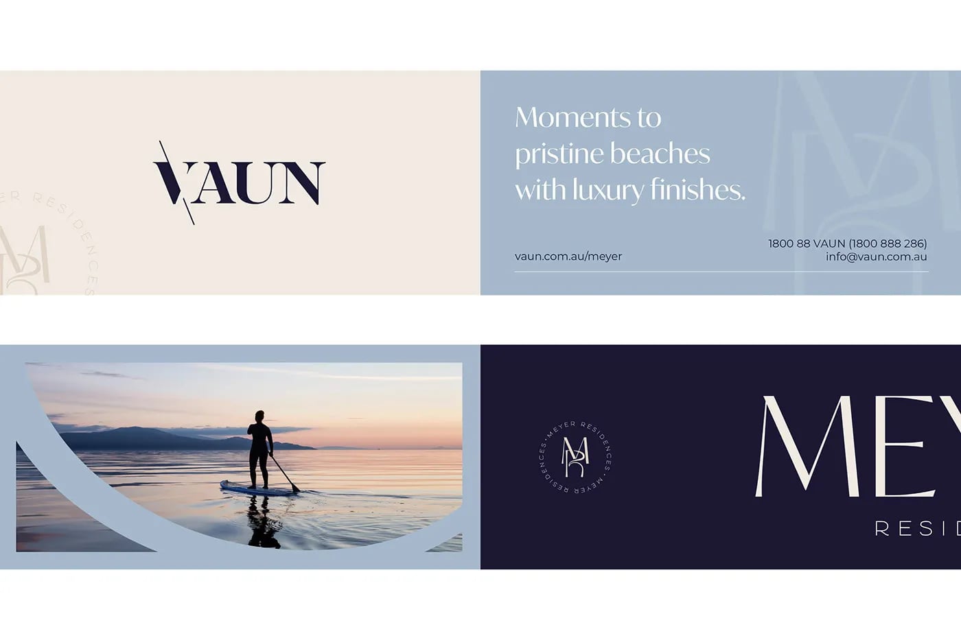 Meyer Residences brand identity by NOIZE