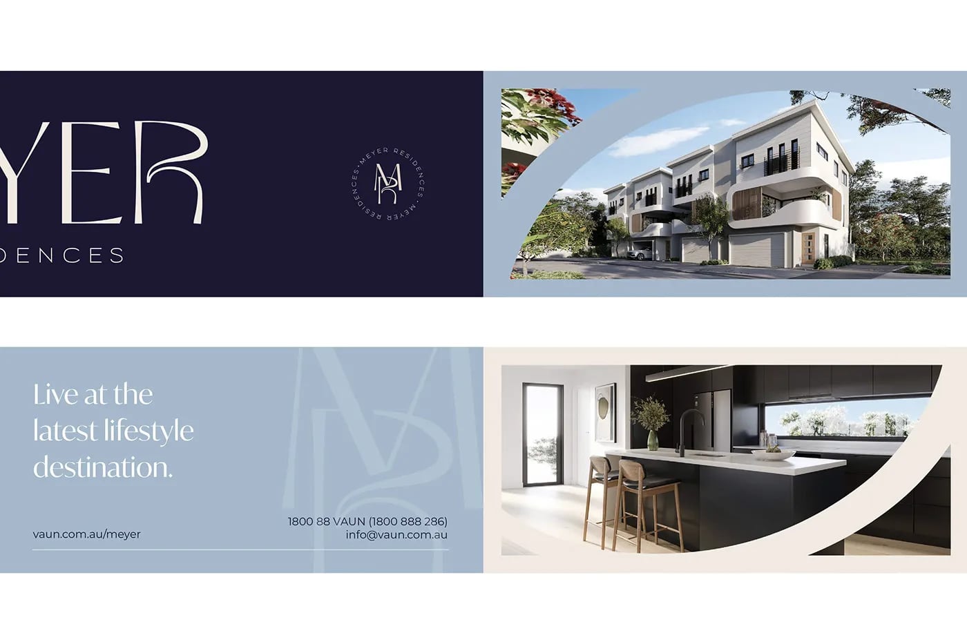 Meyer Residences brand identity by NOIZE