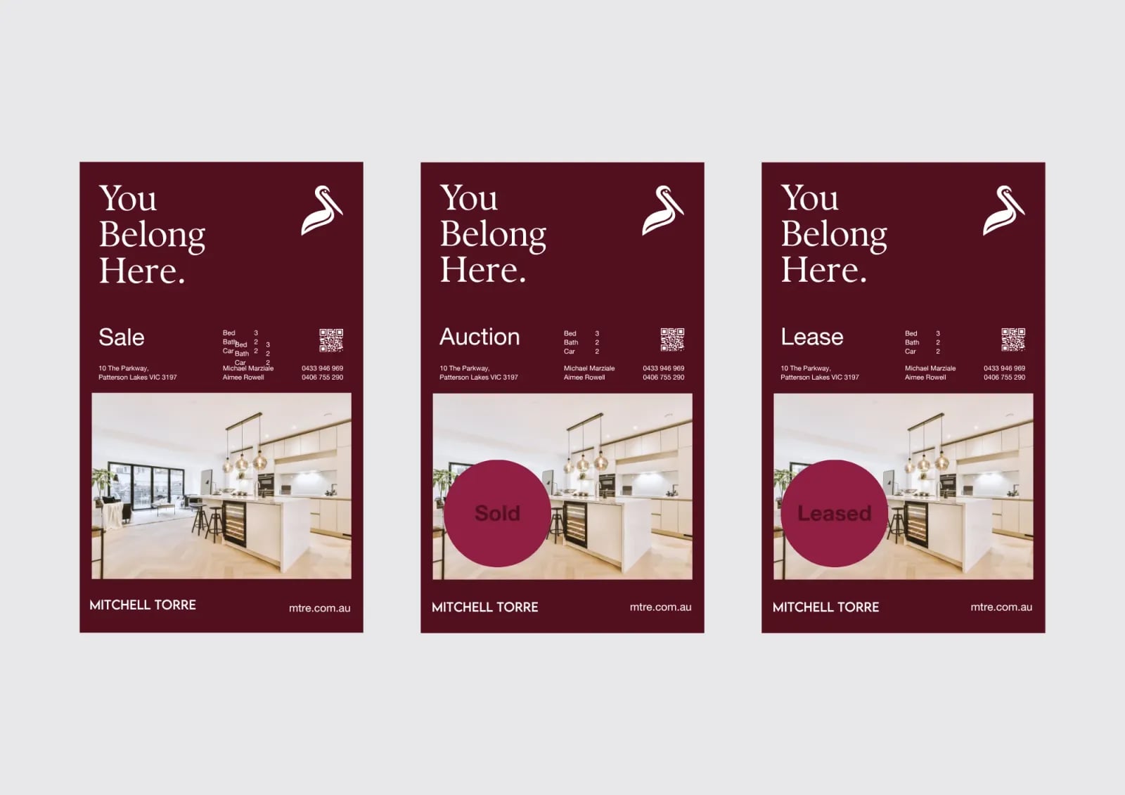 Mitchell Torre Real Estate brand identity by NOIZE