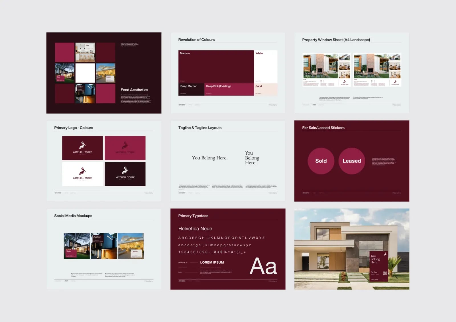 Mitchell Torre Real Estate brand identity by NOIZE
