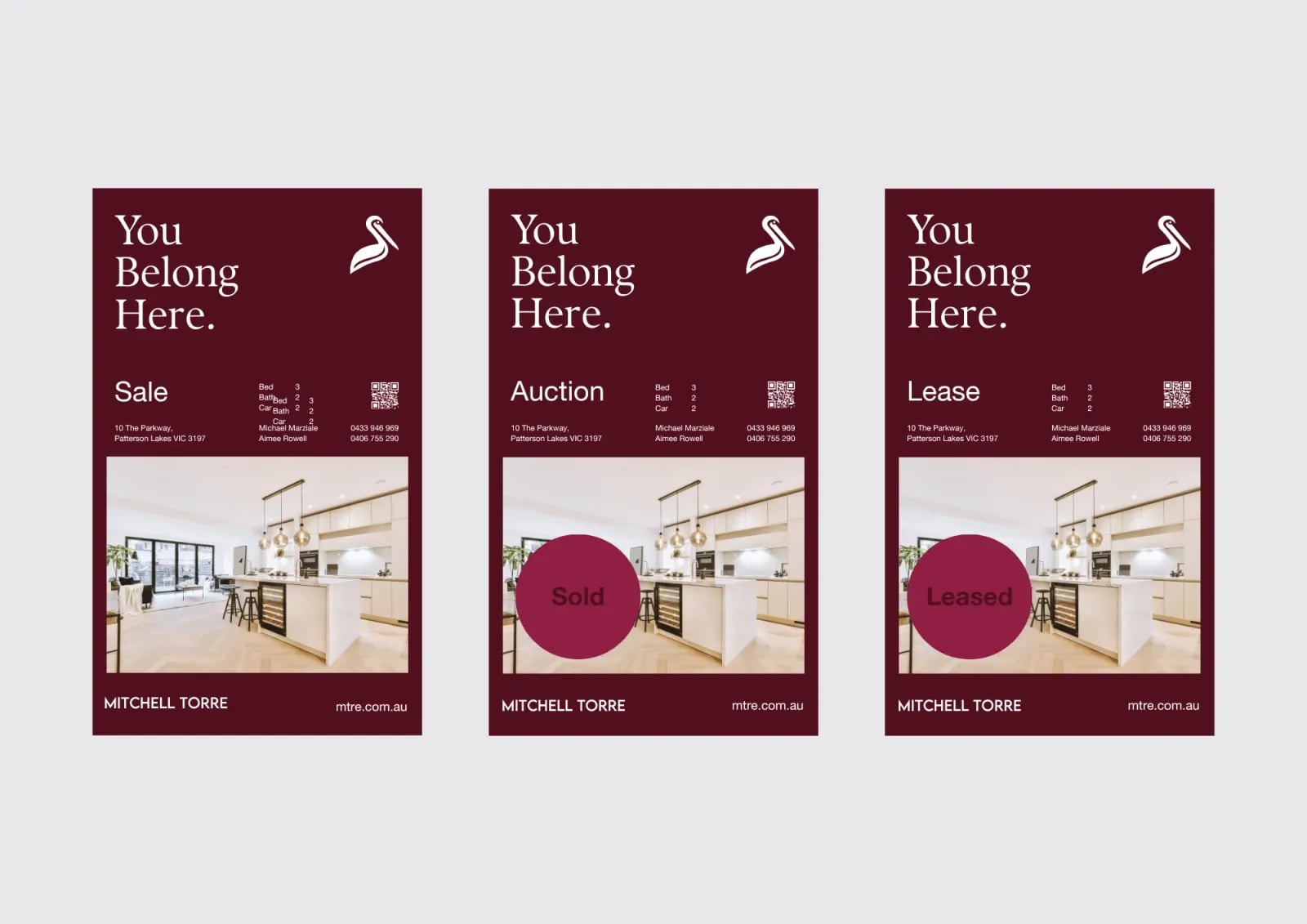Mitchell Torre Real Estate brand identity by NOIZE