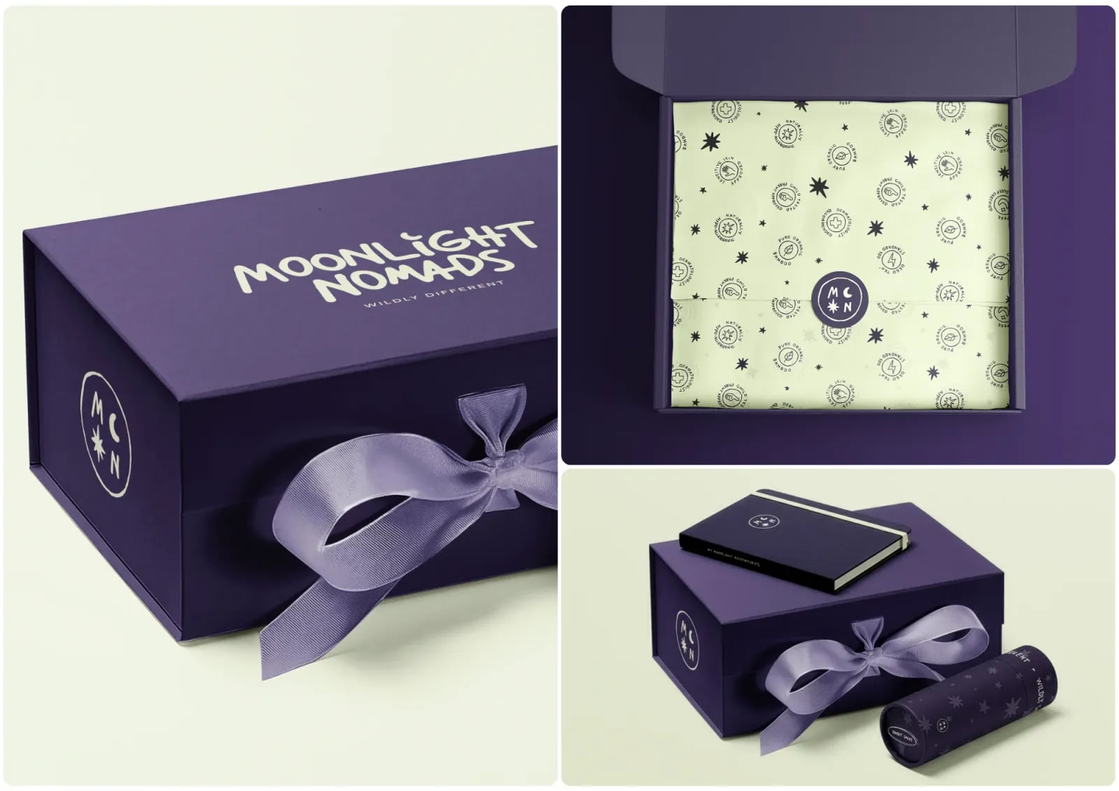 Moonlight Nomads brand identity by NOIZE