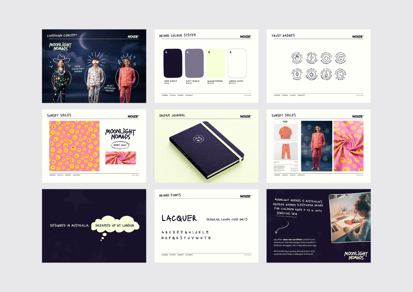 Moonlight Nomads brand identity by NOIZE