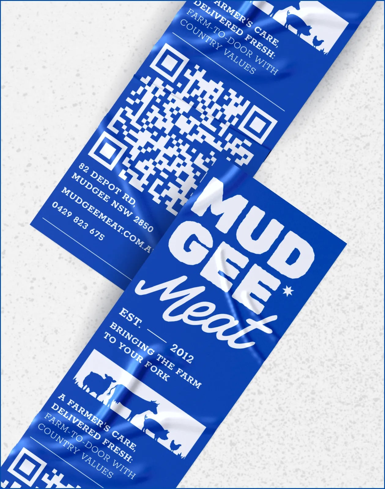 Mudgee Meat brand identity by NOIZE