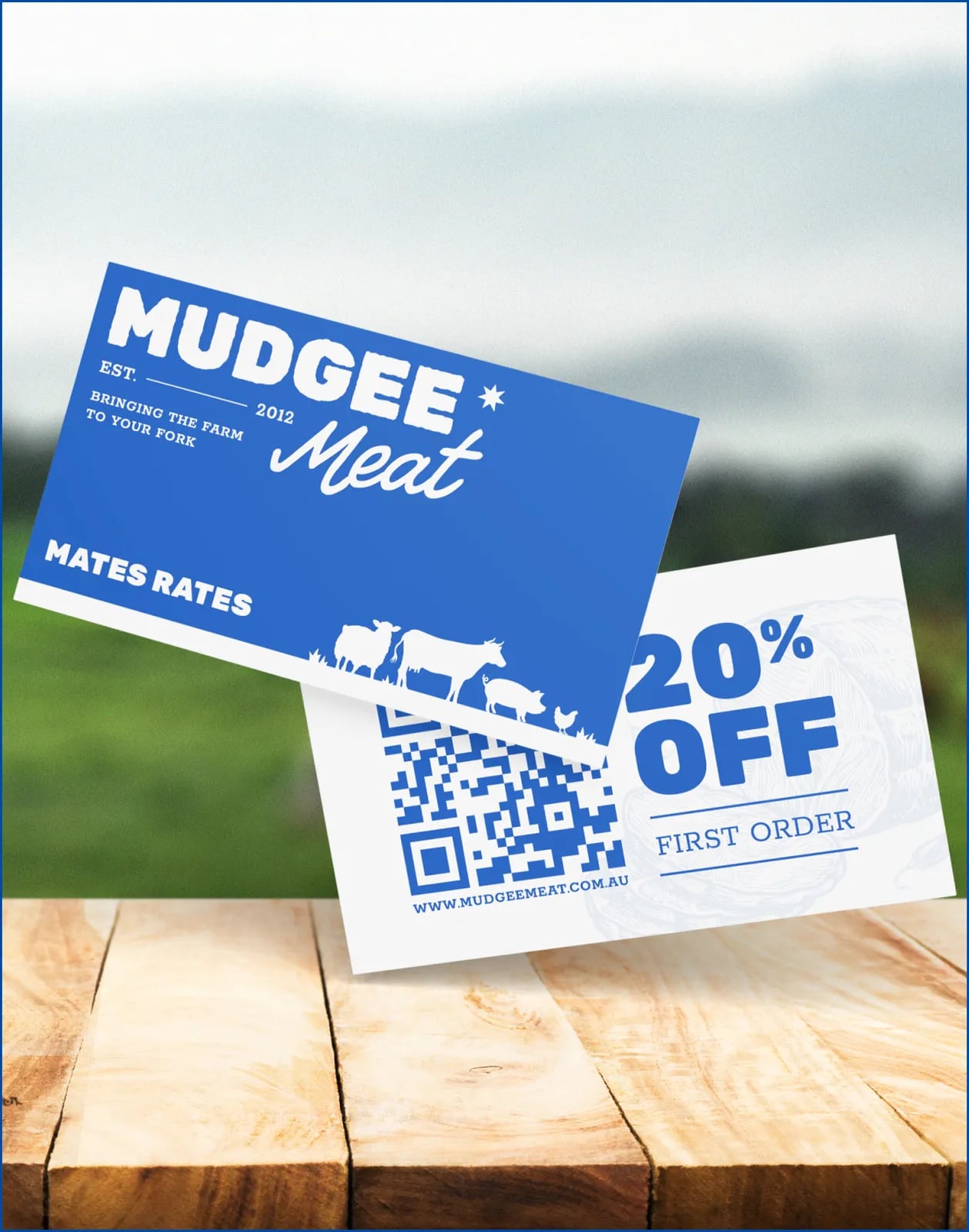 Mudgee Meat brand identity by NOIZE