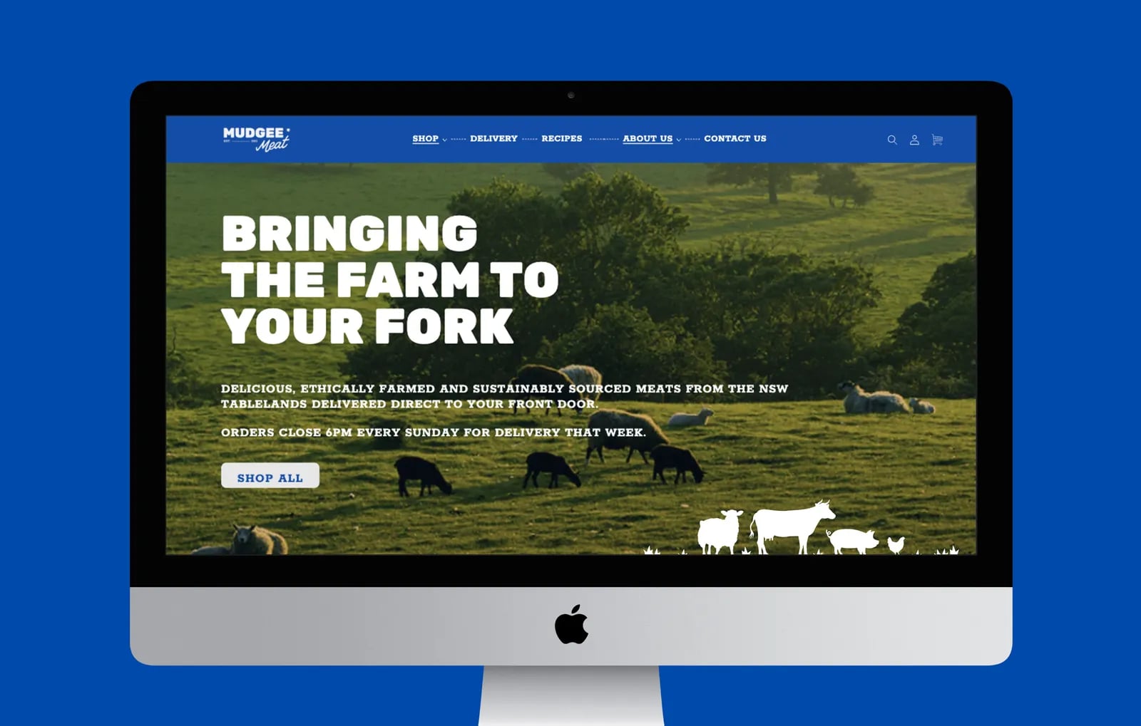 Mudgee Meat brand identity by NOIZE