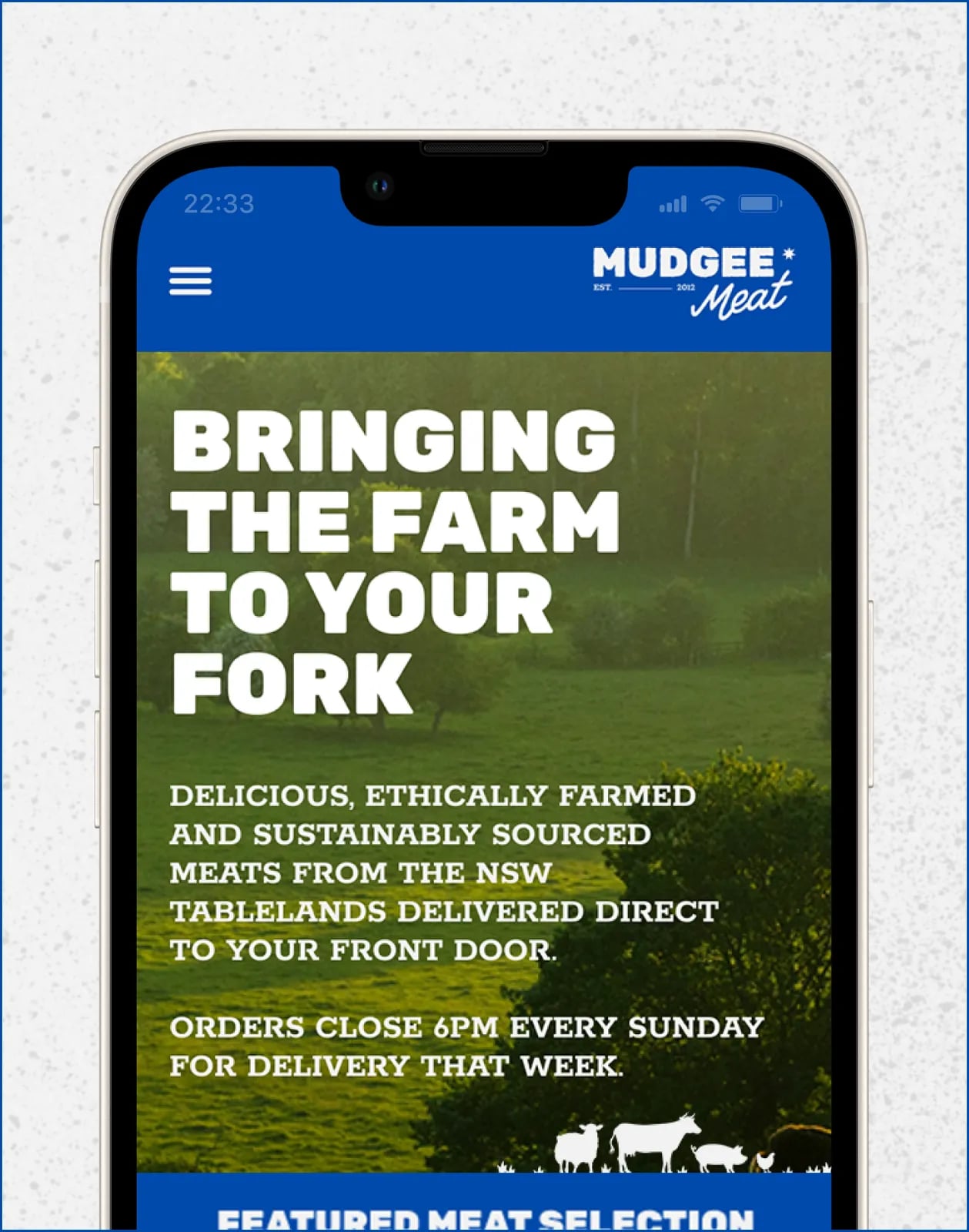 Mudgee Meat brand identity by NOIZE