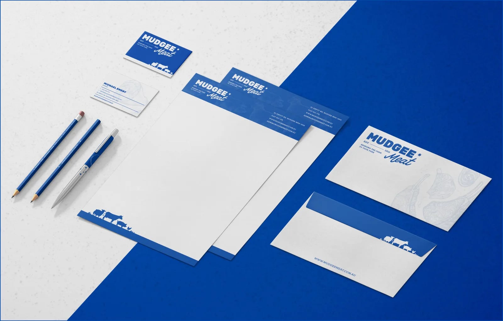 Mudgee Meat brand identity by NOIZE