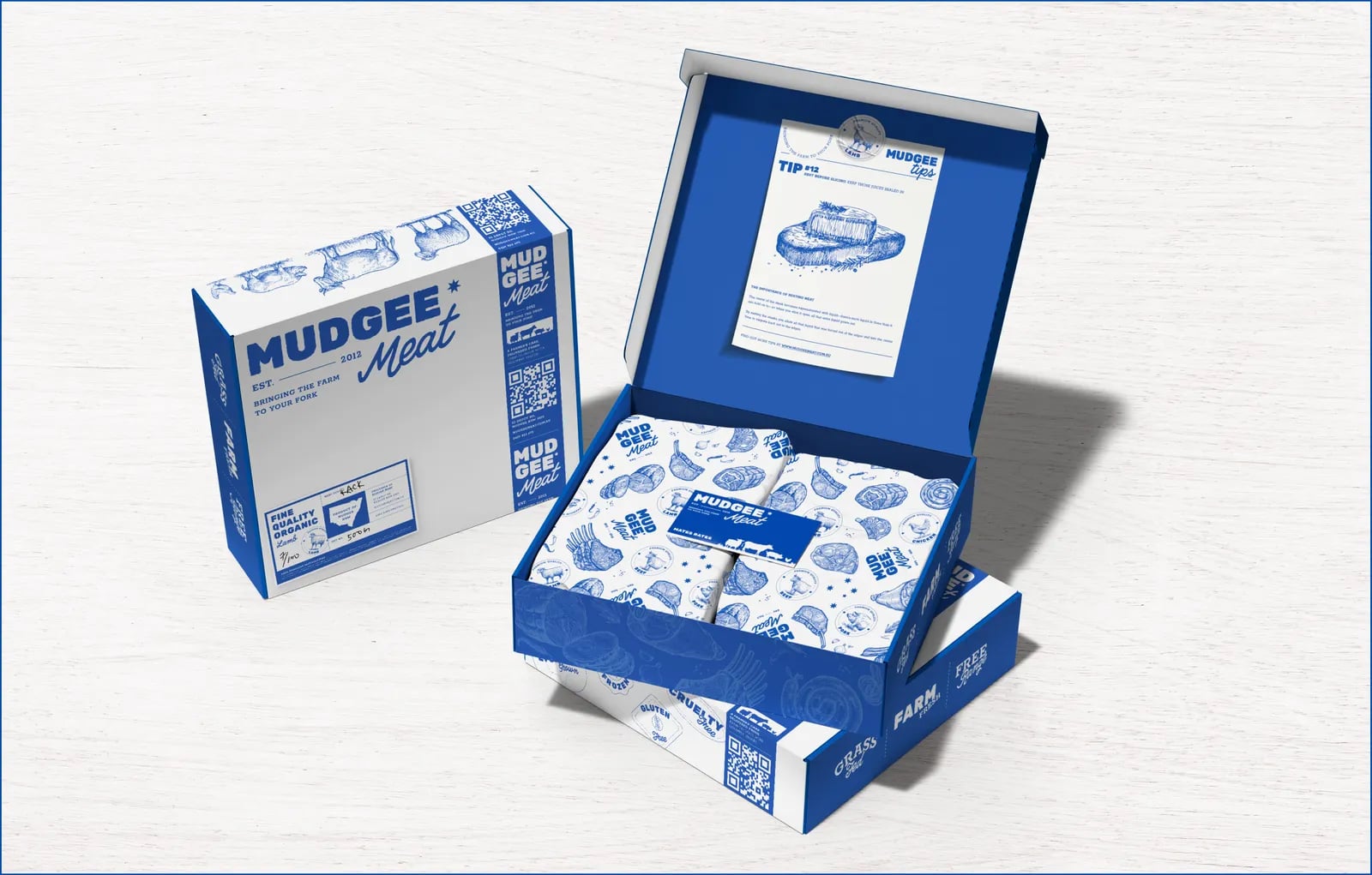 Mudgee Meat brand identity by NOIZE