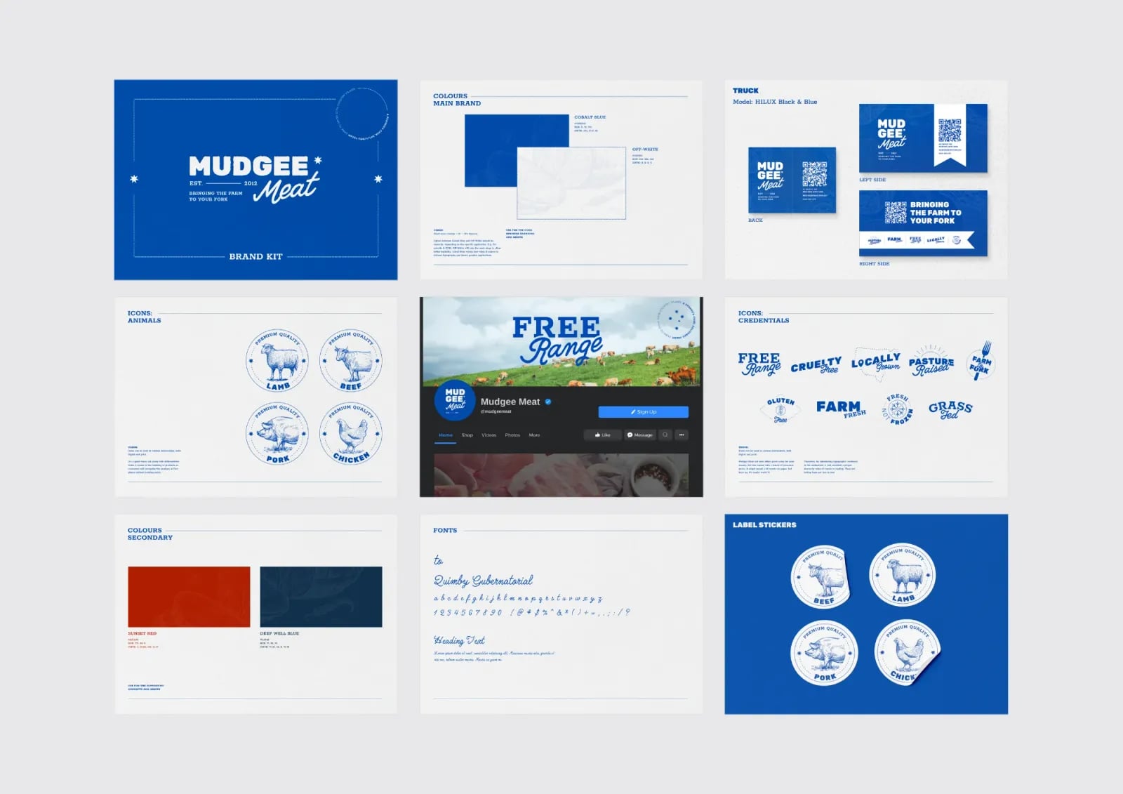 Mudgee Meat brand identity by NOIZE