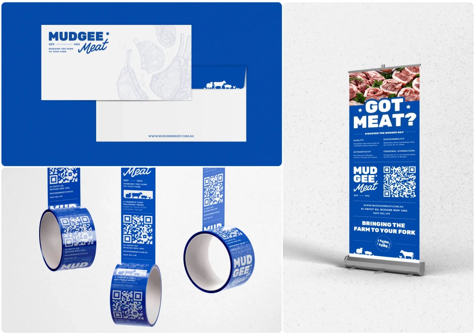 Mudgee Meat brand identity by NOIZE