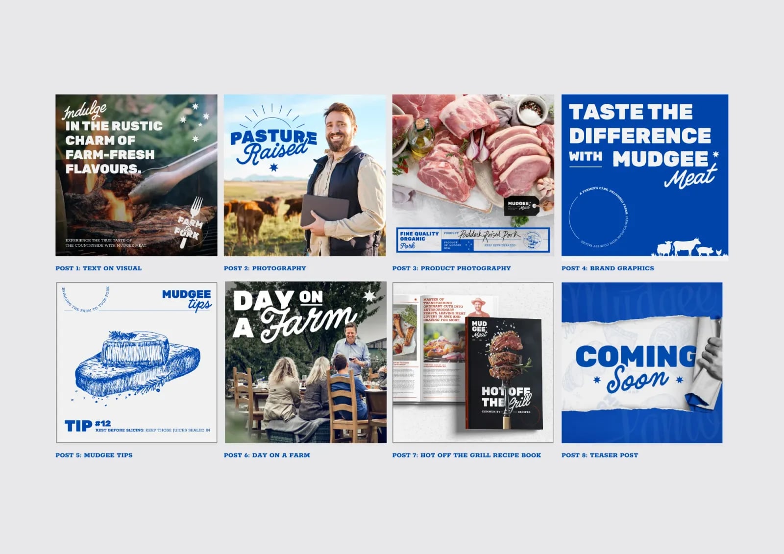 Mudgee Meat brand identity by NOIZE