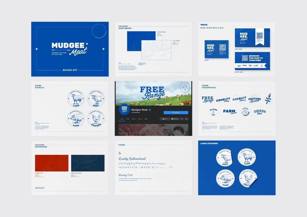 Mudgee Meat brand work by NOIZE