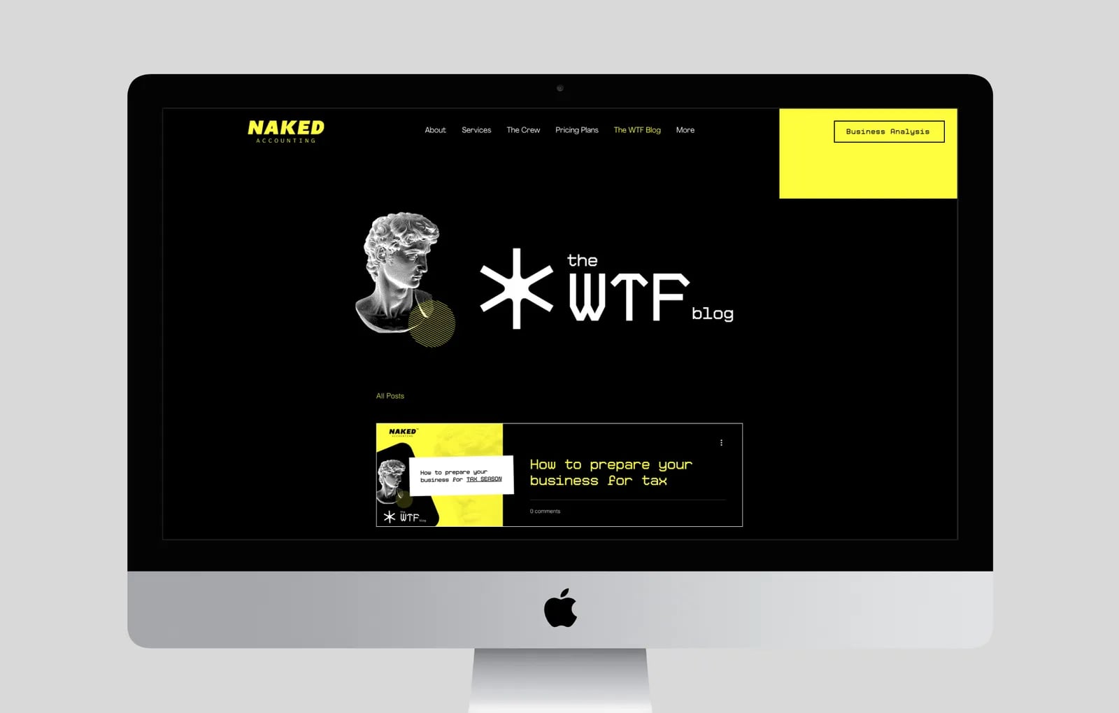 Naked Accounting brand identity by NOIZE